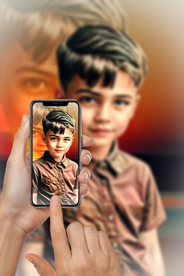 Handheld Phone Preview — free photo effect | MyPicEffects