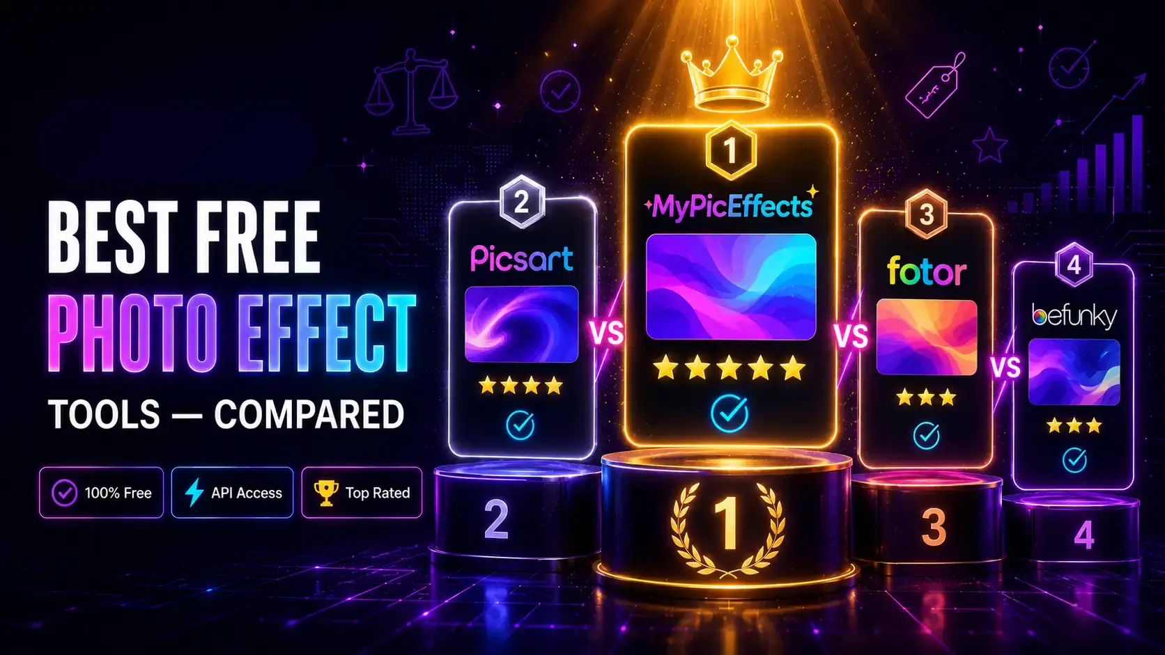 Best Free Online Photo Effect Tools in 2026 — Compared — MyPicEffects blog